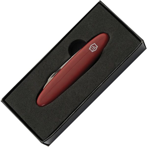 Rite Edge Everyday Folder Burgundy ABS Pen Knife