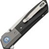 Rite Edge Riverray Linerlock Folding Knife - Black G10