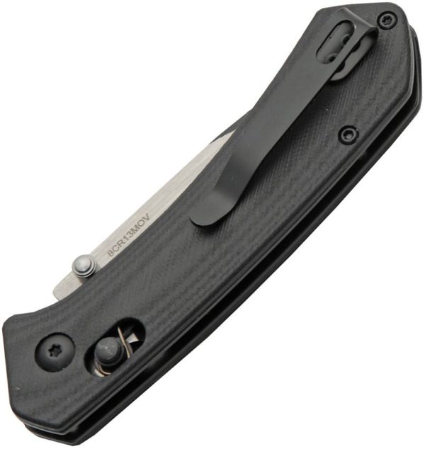 Rite Edge Hades Crossbar Lock Folding Knife - Black G10
