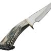 Rite Edge USA Skinner 5 inch - Elk Stag Mirror Polish