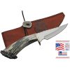 Rite Edge USA Skinner 5 inch - Elk Stag Mirror Polish