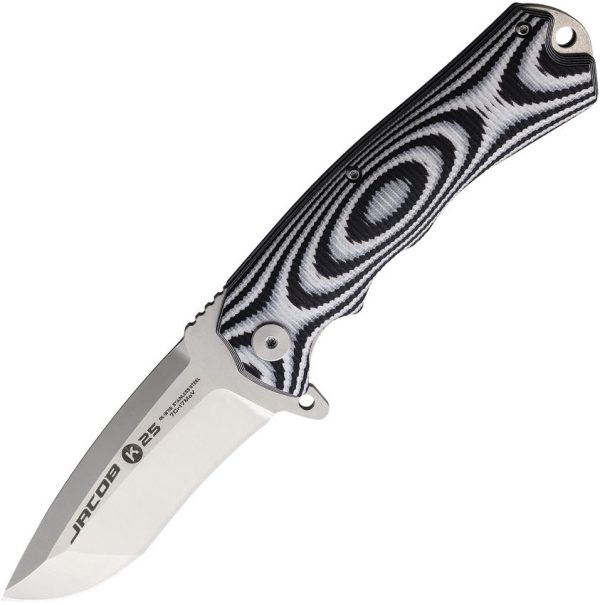 RUI18715.jpg K25 Jacob Tactical Linerlock Black/White G10
