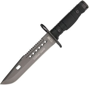 K25 Tactical Fixed Blade Knife 7" Titanium Coated Stainless
