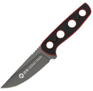 K25 Neck Knife - Gray Titanium Drop Point