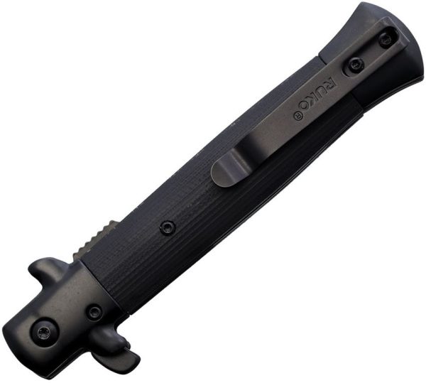 Ruko Shark Linerlock Assisted Opening - Black G10