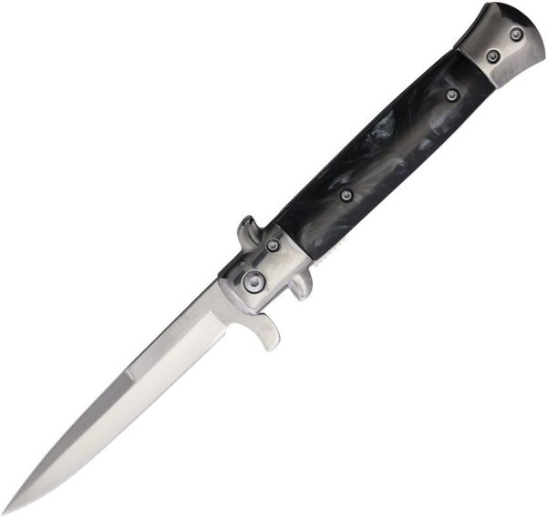 Ruko Shark Linerlock Assisted Opening - Black Swirl