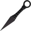 Revenant Corps Kunai Fixed Blade Black G10 Dagger 3.75"
