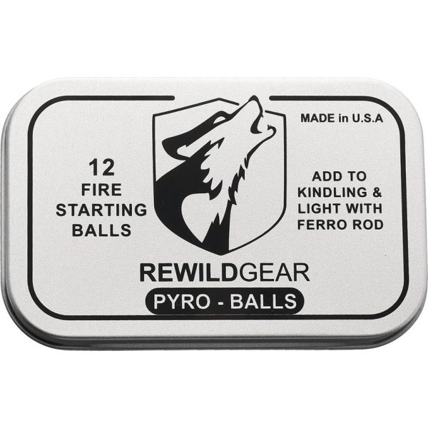 Rewild Gear Pyro Balls Fire Starter - 12 Count
