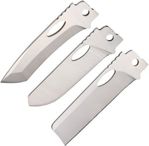 ROXON Replaceable Blade Set Drop Point Cleaver Curved
