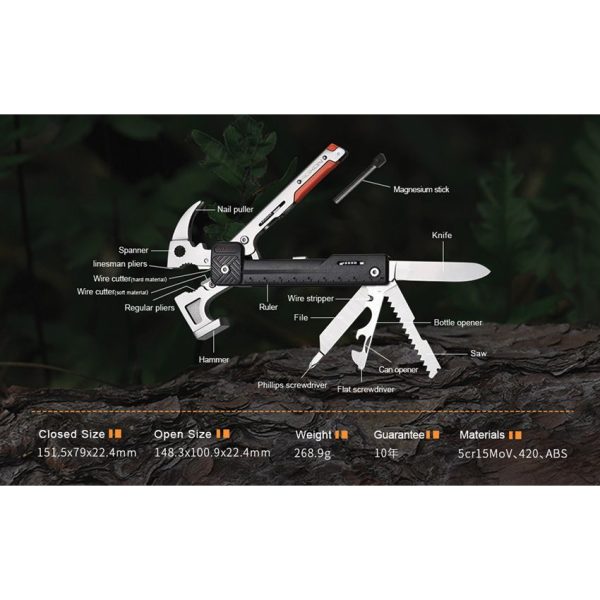 ROXON Rhino 17-in-1 Hammer Multitool
