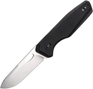 Roxon 7 Folding Knife - Black G10 Stonewash Blade
