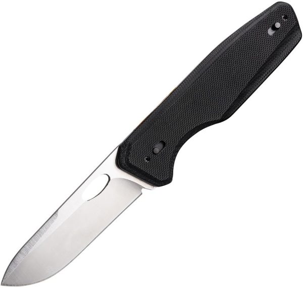 Roxon 7 Folding Knife - Black G10 Stonewash Blade