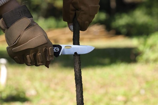 Roxon 7 Folding Knife - Black G10 Stonewash Blade