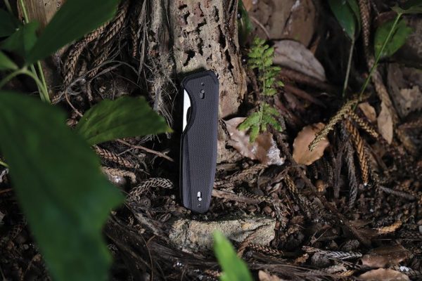 Roxon 7 Folding Knife - Black G10 Stonewash Blade