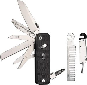ROXON Flex Companion 12-in-1 Multi Tool Black G10 EDC