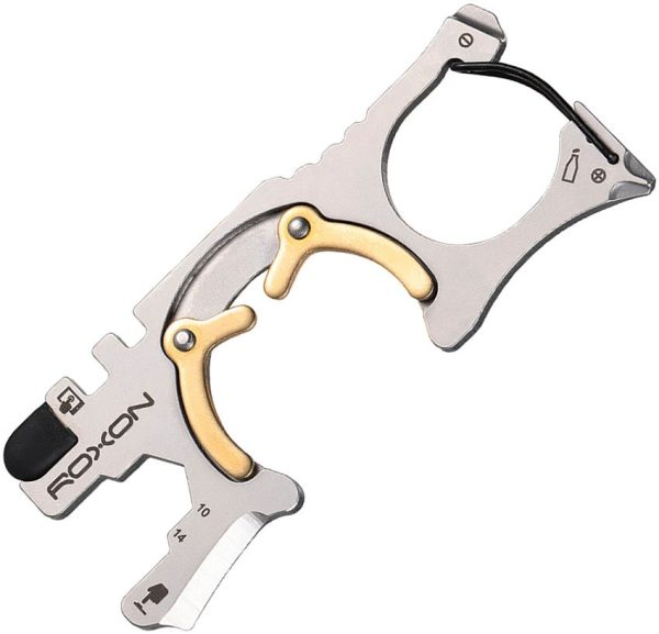 Roxon Spirit 13 in 1 Carabiner - Stainless Multitool