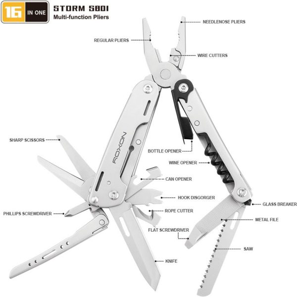 RXS801S_add_04.jpg ROXON Storm 16-in-1 Multi Tool Pliers Stainless Steel EDC