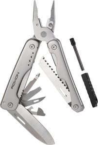 ROXON Flash Elite 14-in-1 Multi Tool D2 Steel Stainless Black
