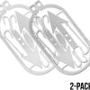 Readyman Dog Tag Survival Card 2-Pack - 301 Stainless