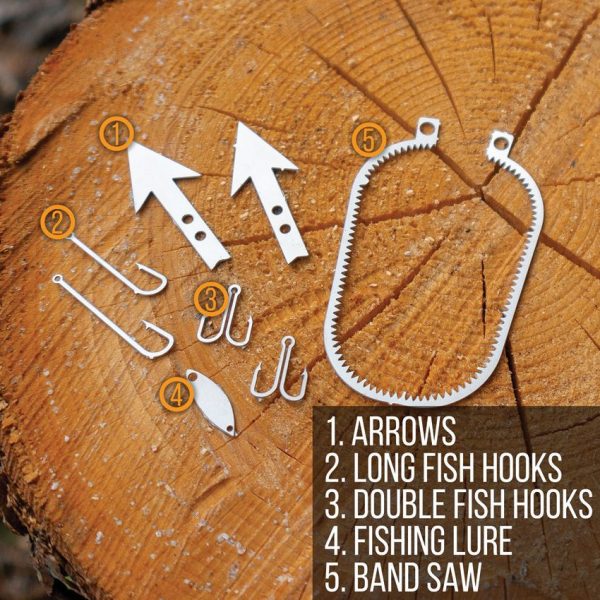 Readyman Dog Tag Survival Card 2-Pack - 301 Stainless