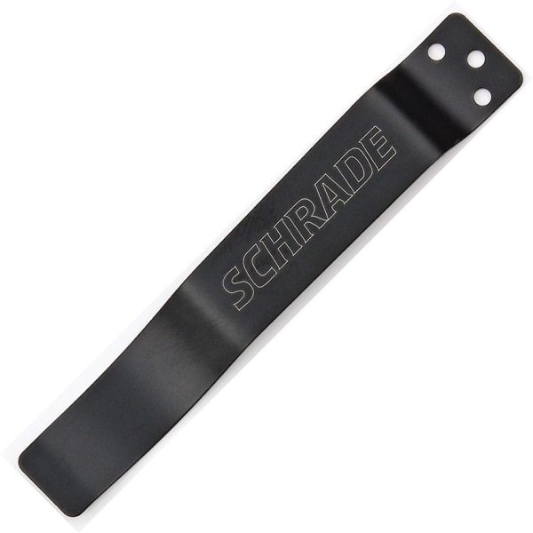 Schrade Pocket Clip Black Stainless Steel 3.125in