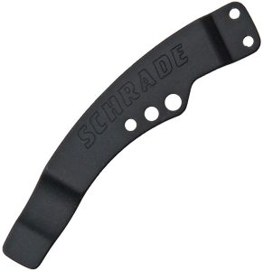 S190.jpg Schrade Pocket Clip Black Stainless Steel 2.75in