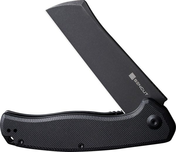 SENCUT Traxler Linerlock - Black G10 Sheepsfoot
