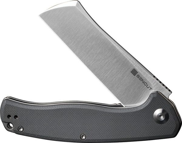 SENCUT Traxler Linerlock - Gray G10 Sheepsfoot