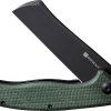 SENCUT Traxler Linerlock - Green Micarta Sheepsfoot
