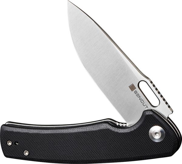 Sencut Vesperon Linerlock Folding Knife - Black G10