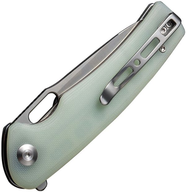 Sencut Vesperon Linerlock Folding Knife - Jade G10