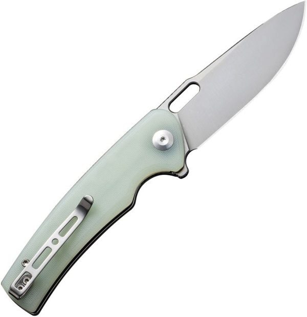 Sencut Vesperon Linerlock Folding Knife - Jade G10