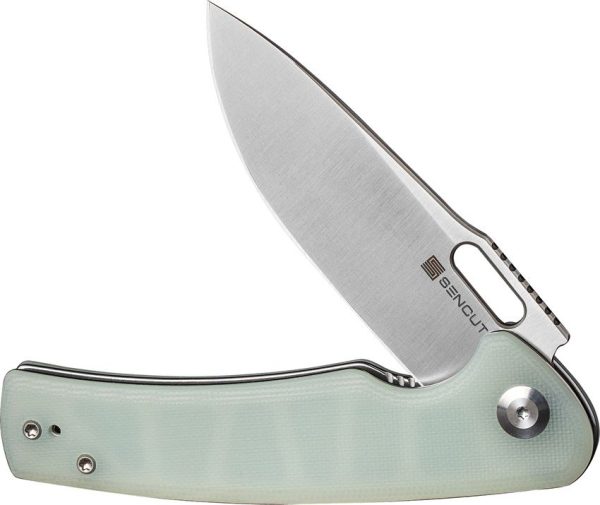 Sencut Vesperon Linerlock Folding Knife - Jade G10