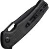 Sencut Vesperon Linerlock Folding Knife - Black Micarta