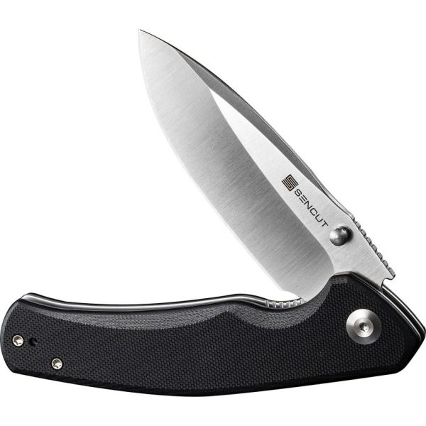 Sencut Slashkin Linerlock Folding Knife - Black G10