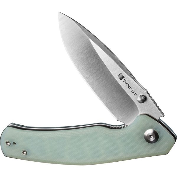 Sencut Slashkin Linerlock Folding Knife - Jade G10