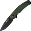 SENCUT Slashkin Linerlock Folding Knife D2 Steel Green Micarta