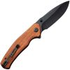Sencut Slashkin Linerlock Folding Knife - Wood Handle
