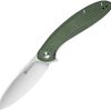Sencut San Angelo Linerlock Folding Knife - Green Micarta