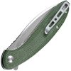 Sencut San Angelo Linerlock Folding Knife - Green Micarta