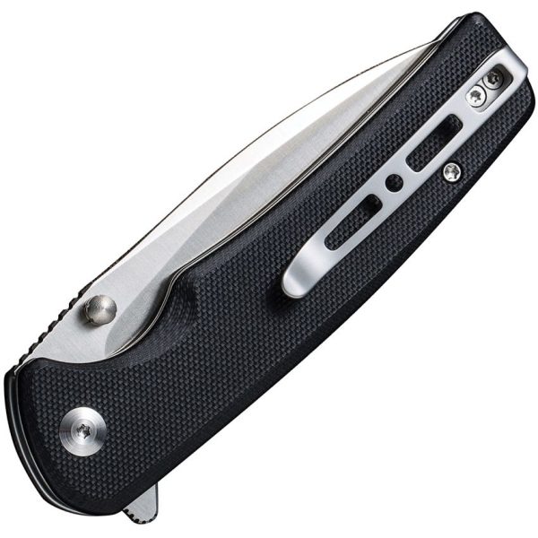 S210075_add_01.jpg Sencut Sachse Button Lock Folding Knife - Black G10