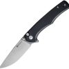 Sencut Crowley Button Lock Folding Knife - Black G10