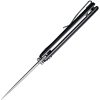 Sencut Crowley Button Lock Folding Knife - Black G10