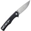 Sencut Crowley Button Lock Folding Knife - Black G10
