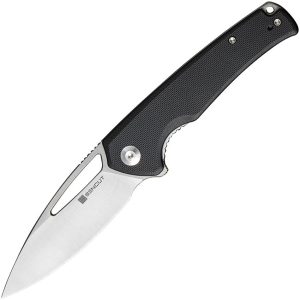 Sencut Mims Linerlock Folding Knife - Black G10