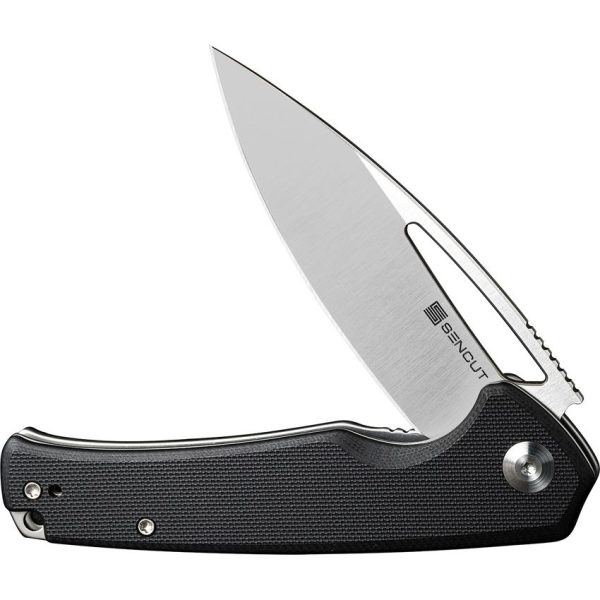 Sencut Mims Linerlock Folding Knife - Black G10