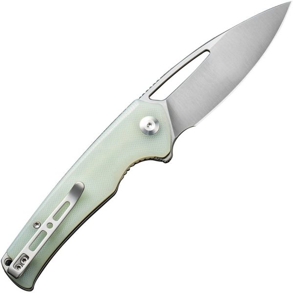 Sencut Mims Linerlock Folding Knife - Jade G10