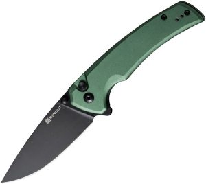 S21022B5.jpg Sencut Serene Button Lock Folding Knife - Green Aluminum