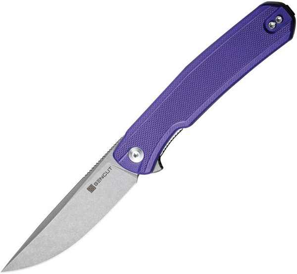 Sencut Scitus Linerlock Folding Knife - Purple G10