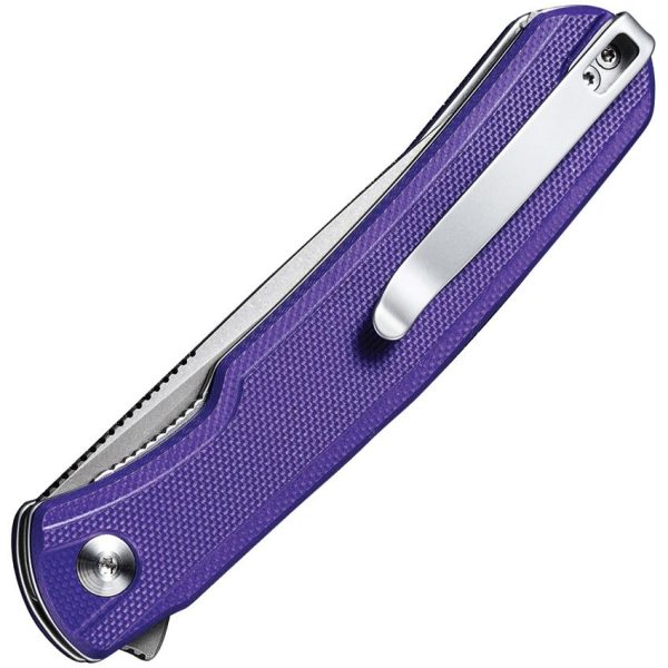 Sencut Scitus Linerlock Folding Knife - Purple G10